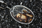 Tenze SemiPrecious Buddha Transition Necklace Combo with Clip and Contemporary Chain