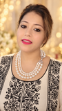 Three-Look Graduated Triple-Strand Pearl Necklace