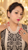 Three-Look Graduated Triple-Strand Pearl Necklace