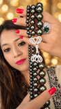 Three-Look Graduated Triple-Strand Pearl Necklace