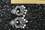 Sitara Silver Pearl AD Earrings