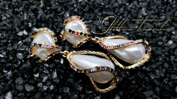 Preorder Ruhi Multi Stone Faux Baroque Pearl