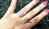 Gianna American Diamond Adjustable Ring