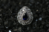 Bruna American Diamond Statement Necklace set