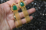 Gaya SemiPrecious Stone Tassel Earrings