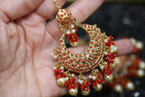 Heritage Chandbali Earrings with Sahara-GTLE049