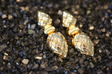 Golden Galore AD Studded Statement Earrings GTLE056