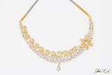 Bridal Necklace Penélope Gold and Silver Elegant Necklace